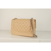 Chanel Timeless Large aus Leder in Creme