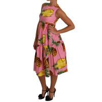 Dolce & Gabbana Kleid aus Baumwolle in Rosa / Pink