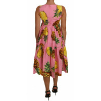 Dolce & Gabbana Kleid aus Baumwolle in Rosa / Pink