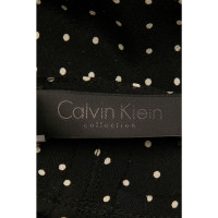 Calvin Klein Collection Kleid aus Seide in Schwarz