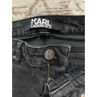 Karl Lagerfeld Jeans aus Jeansstoff in Schwarz