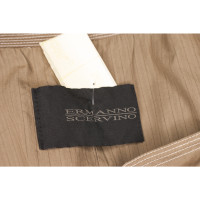 Ermanno Scervino Jacke/Mantel aus Baumwolle in Ocker