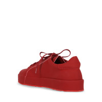 Jil Sander Sneakers aus Leder in Rot