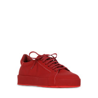 Jil Sander Sneakers aus Leder in Rot