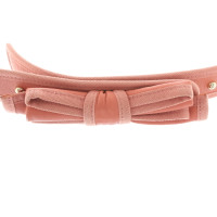 Red (V) Gürtel aus Leder in Rosa / Pink