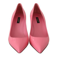 Dolce & Gabbana Pumps/Peeptoes en Cuir en Rose/pink