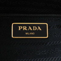 Prada Sac à main en Toile en Noir