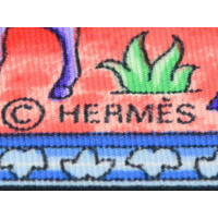 Hermès Carré 90x90 Zijde in Blauw