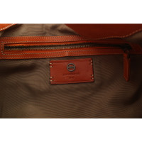 Borbonese Handbag Leather in Orange