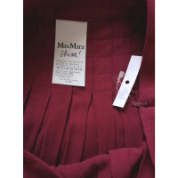 Max Mara Skirt Viscose in Red