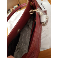 Pollini Shoulder bag Leather in Bordeaux