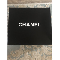 Chanel Shopper Leer in Zwart