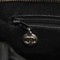 Chanel Medallion aus Leder in Schwarz