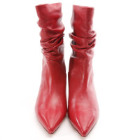 Stuart Weitzman Ankle boots Leather in Red
