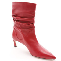 Stuart Weitzman Ankle boots Leather in Red