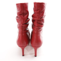 Stuart Weitzman Ankle boots Leather in Red