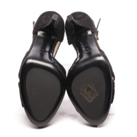 Prada Sandalen aus Leder in Schwarz