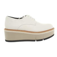 Paloma Barcelo Chaussures à lacets en Cuir en Blanc