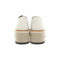 Paloma Barcelo Chaussures à lacets en Cuir en Blanc