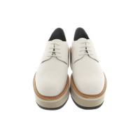 Paloma Barcelo Chaussures à lacets en Cuir en Blanc
