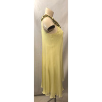 Barbara Schwarzer Kleid aus Seide in Gelb