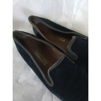 L'autre Chose Slippers/Ballerinas Suede in Blue