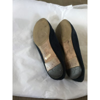 L'autre Chose Slippers/Ballerinas Suede in Blue