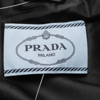 Prada Giacca/Cappotto in Seta in Nero