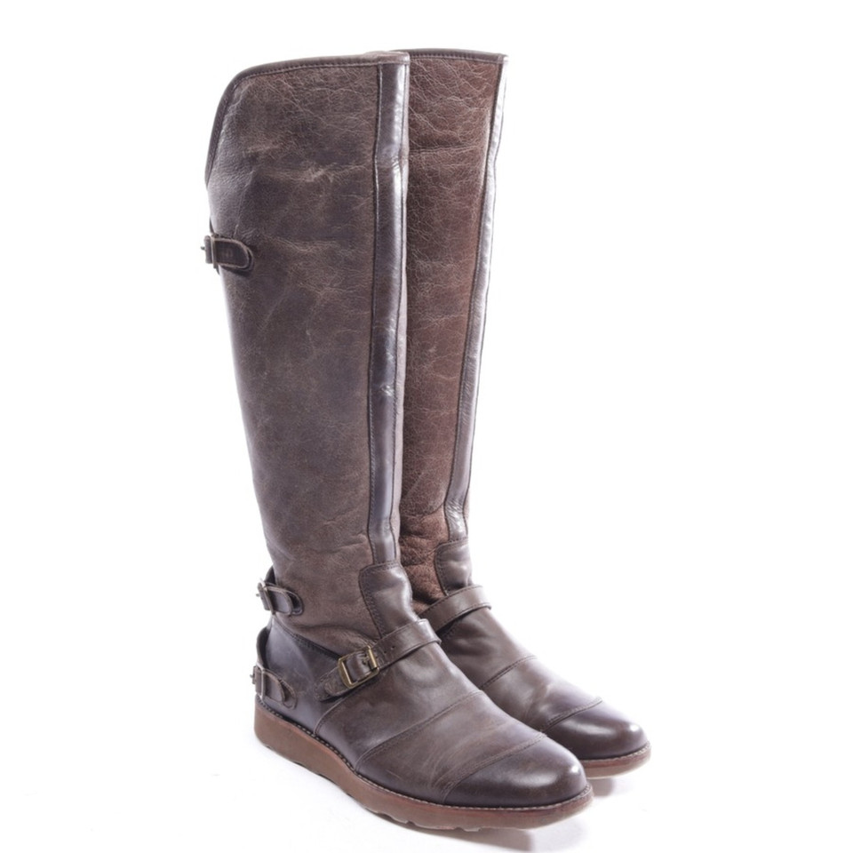 Belstaff Boots Leather in Brown
