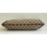 Gucci Schoudertas Canvas in Bruin