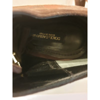 Dolce & Gabbana Chaussures à lacets en Daim en Marron