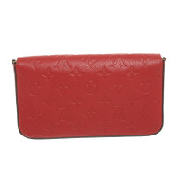 Louis Vuitton Pochette Félicie Leather in Red