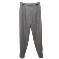 Yves Saint Laurent Trousers Wool in Grey