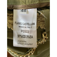 Flavio Castellani Paire de Pantalon en Coton en Vert