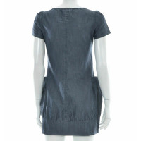 Helmut Lang Kleid aus Jeansstoff in Blau