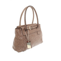 Coccinelle Handtasche aus Leder in Taupe