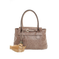 Coccinelle Handtasche aus Leder in Taupe