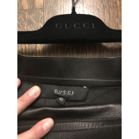 Gucci Rock aus Leder in Braun