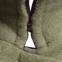 Hermès Manteau long en vert clair