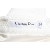 Christian Dior Jupe en Coton en Blanc