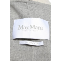Max Mara Giacca/Cappotto in Lana in Blu