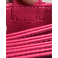 Christian Dior Tasje/Portemonnee Leer in Roze