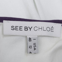 See By Chloé Abito in bianco / viola