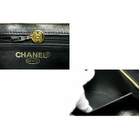 Chanel Medallion aus Leder in Schwarz