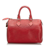 Louis Vuitton Speedy 25 Leer in Rood