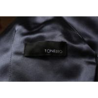 Tonello Kleid aus Seide in Grau