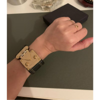 Louis Vuitton Armreif/Armband aus Leder in Schwarz