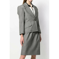 Yves Saint Laurent Costume en Laine en Gris