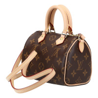 Louis Vuitton Nano Speedy aus Canvas in Braun