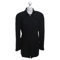 Christian Dior Jacke in Schwarz